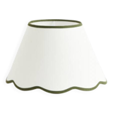green lampshade detail