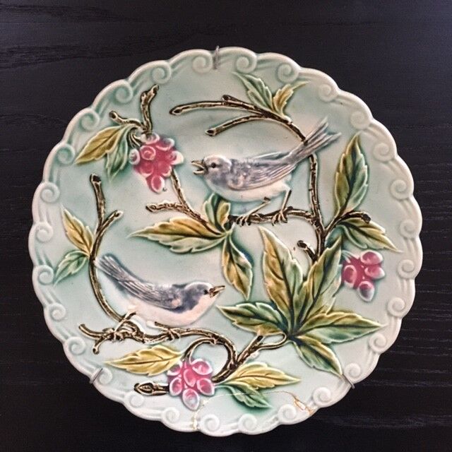 Bird plate in dabbling