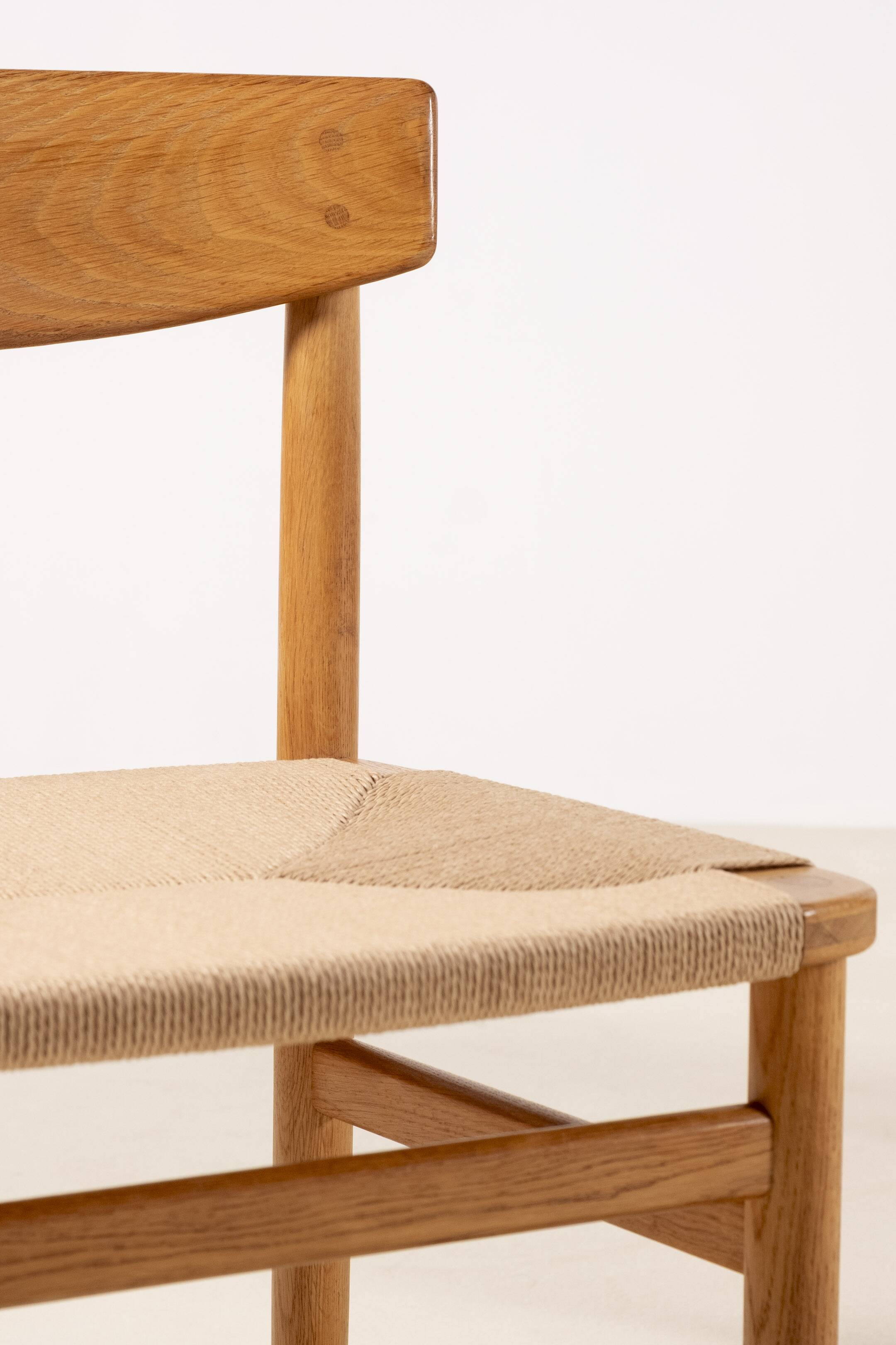 6x Børge Mogensen Øresund Dining Chairs in Oak