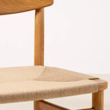 6x Børge Mogensen Øresund Dining Chairs in Oak
