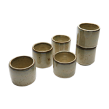 6 coffee cups from the potter of the rue du Petit Musc