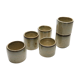 6 coffee cups from the potter of the rue du Petit Musc