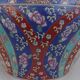 Hand-painted Chinese vase with gilded decorations, 1950