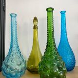 Vintage green Empoli carafe
