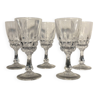 Crystal liquor glasses