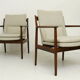 Fauteuil d'Arne Vodder en palissandre Danemark années 1960