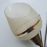 Pair of Arlus gold globe tulip wall lights from the 60s