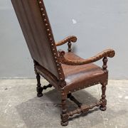 Paire de fauteuils louis XIII 19ieme