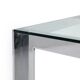 Table basse en acier et verre par Alberto Rosselli pour Saporiti, années 1970