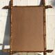 Bamboo style wooden mirror, 68 x 55 cm