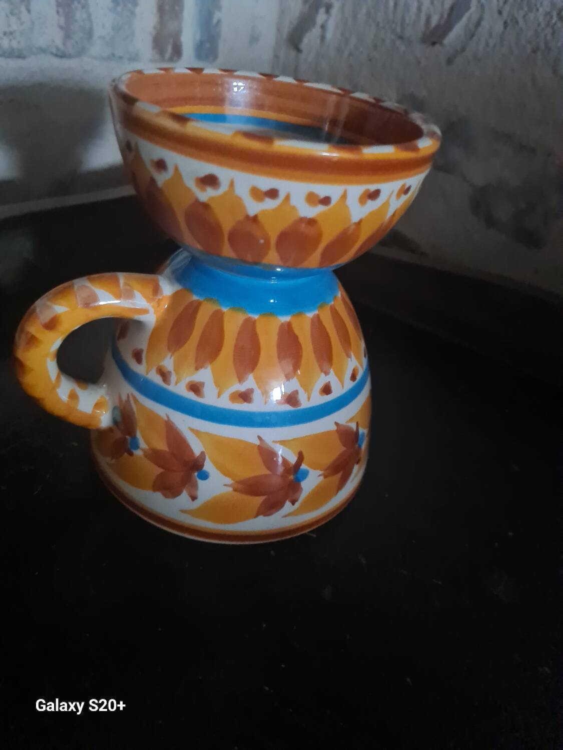 Chandelier / ceramic candlestick KORCY QUIMPER