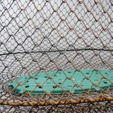 Vintage XL fishing net or basket Maillinox from the 80s-90s.