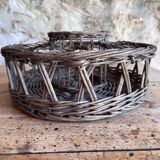 Rattan serving tray