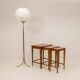 Tables gigognes Art déco en acajou et bouleau teinté, NK Suède, années 1940