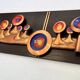 Monumental Unique Midcentury Brass / Copper Wall Sculpture, Germany, 1970s