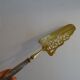 Silver pie shovel filled and vermeil old 1900 punch minerva