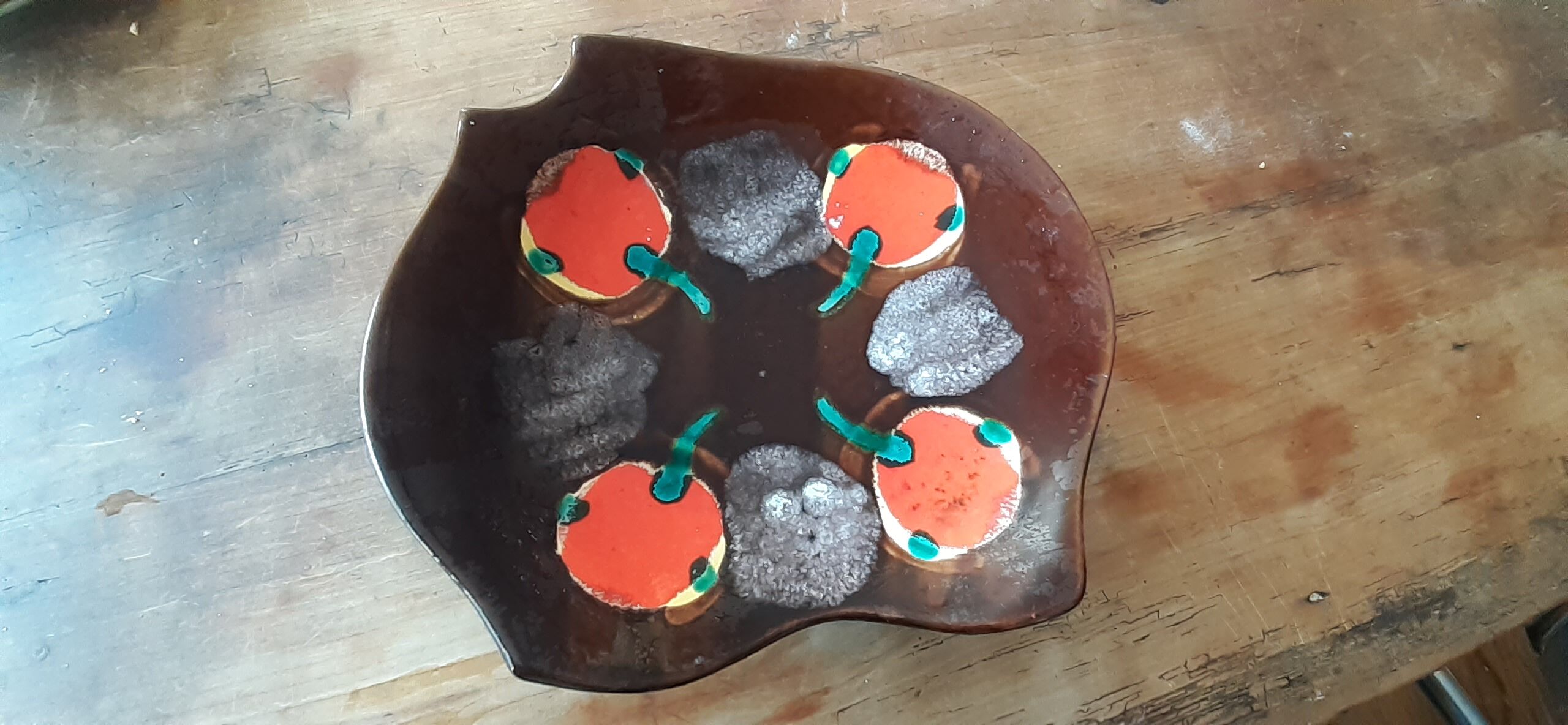 Vintage ceramic dish Vercor