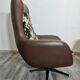 Mid century swivel armchairs