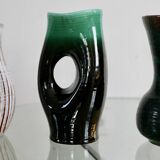 Set of 4 Accolay vases, signed ceramics, France, 1960s