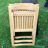 Series of 4 folding chairs