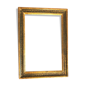 Florentine Frame Golden Wood Blue