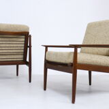 Pair of Easy Chairs by Svend Åge Eriksen for Glostrup