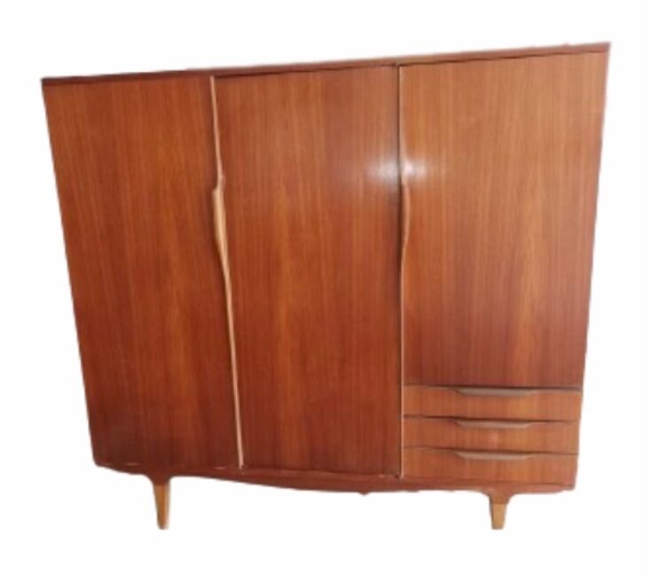 Scandinavian vintage compass leg wardrobe