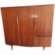 Armoire scandinave à pieds compas vintage