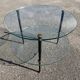 Table basse tripode double plateaux vintage 10960