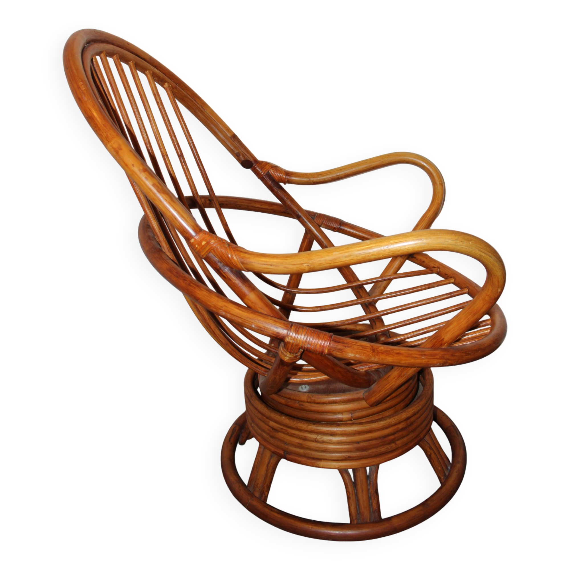Rattan armchair
