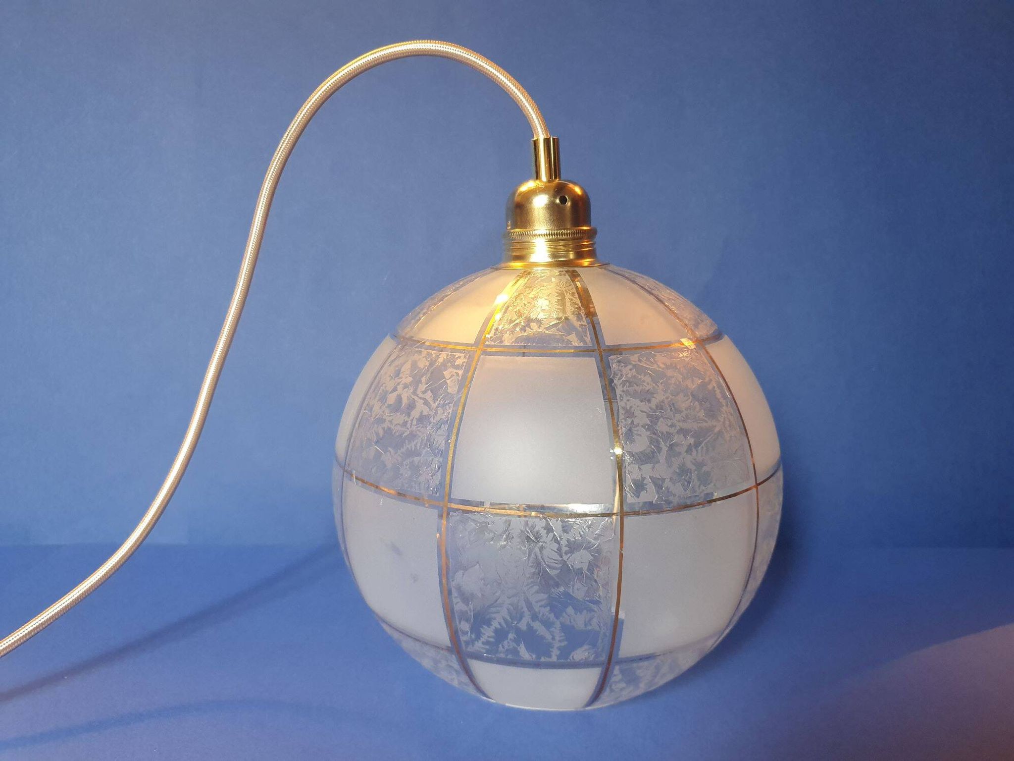 Vintage 60s portable pendant lamps from France - newly electrified
