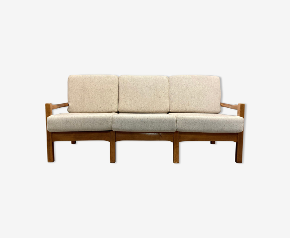 Sofa 3 places Scandinavian design 1950