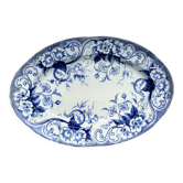 Plat ovale Flora Creil et Montereau 1880