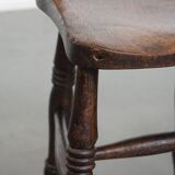 Set of 12 antique English Oxford dining/kitchen chairs