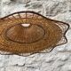 Suspension en osier vintage
