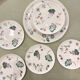 Dessert service Bernardaud, 1 course and 12 plates, Limoges porcelain