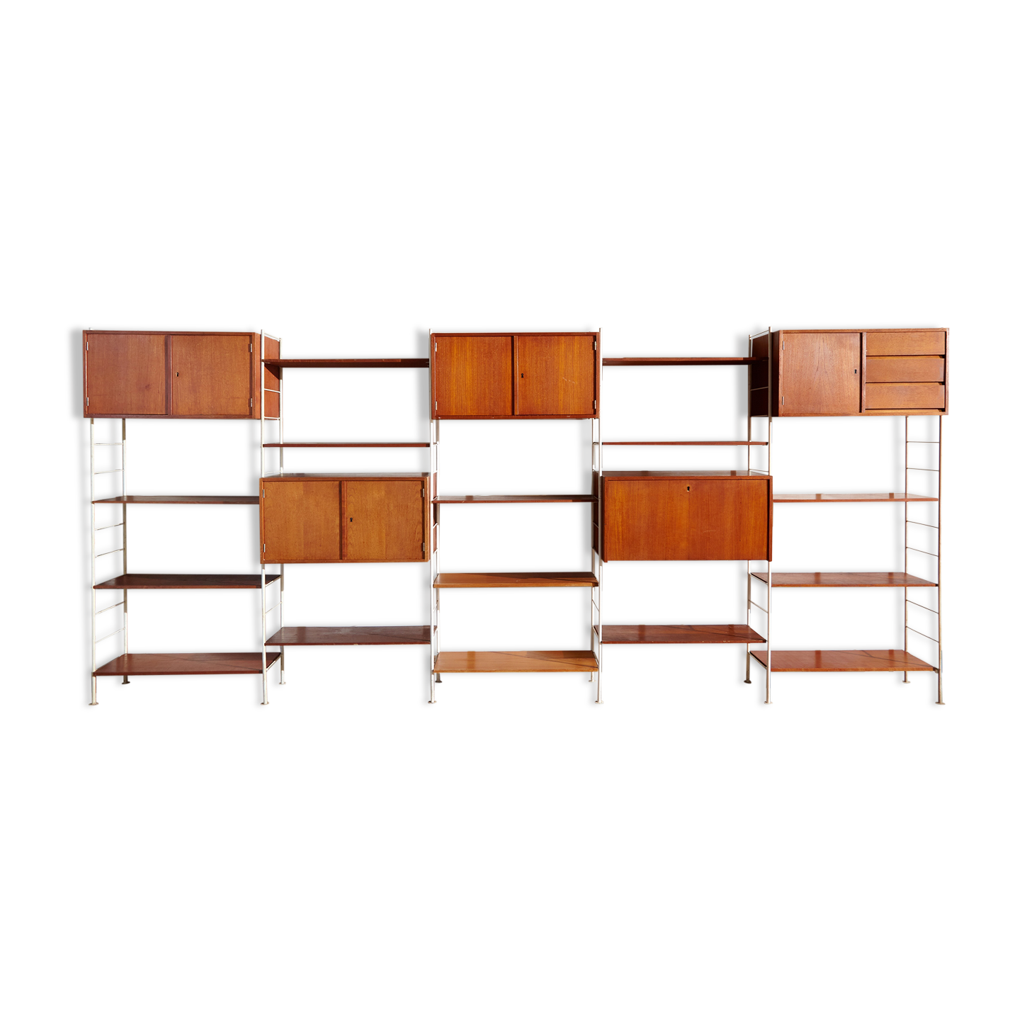 Teak shelving system by Christian Holzäpfel for Holzäpfel KG