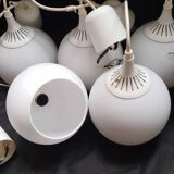 Ensemble de 5 suspensions opaline.
