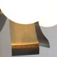 Vintage Pendant Light Yugoslavia 1970 Hanging Lamp Brutalist Copper Sputnik