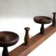 Wooden coat rack