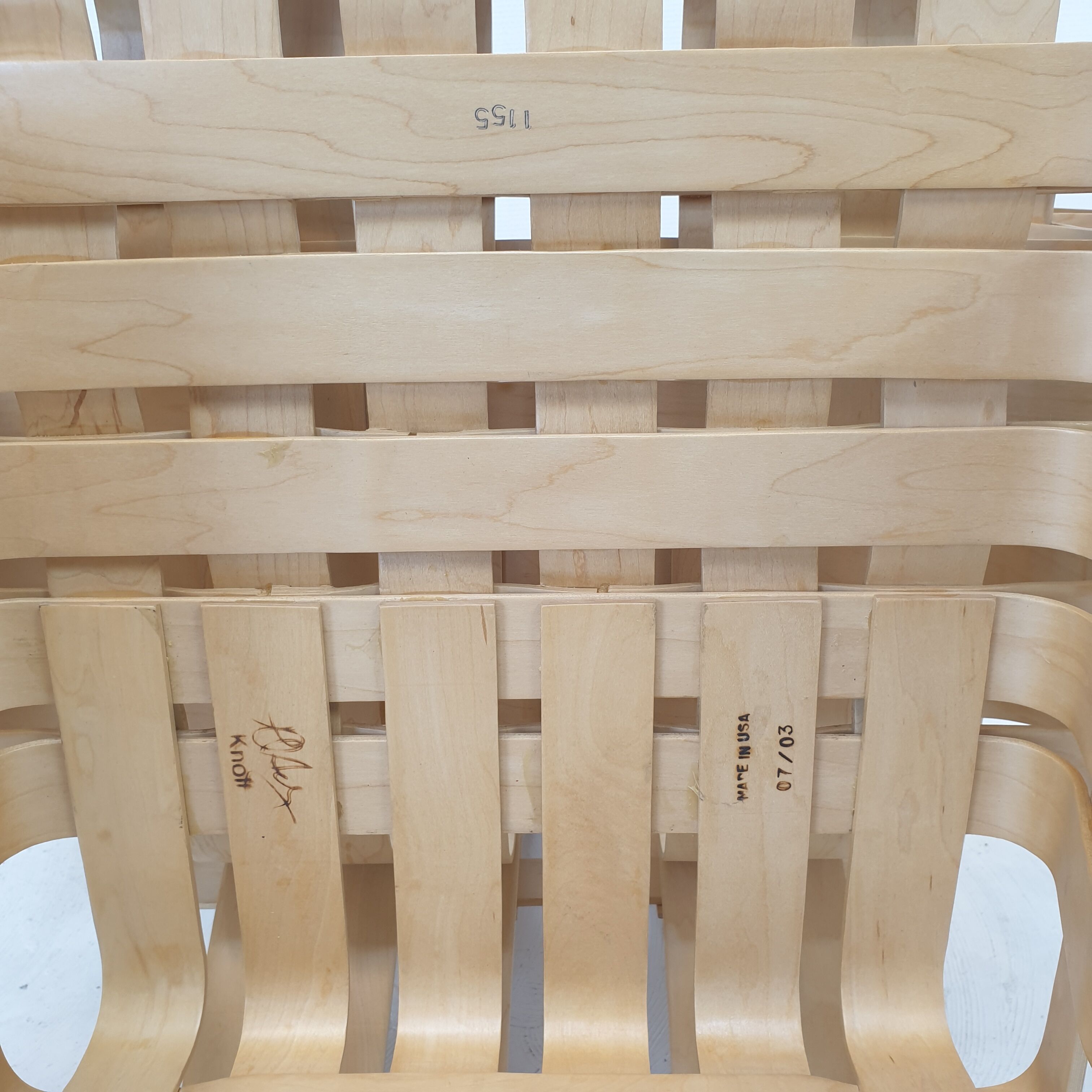 "Power Play" Chair by Frank Gehry for Knoll