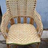 Vintage rattan lounge