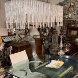 Large Rectangular Murano Glass Rod Chandelier 1980’s