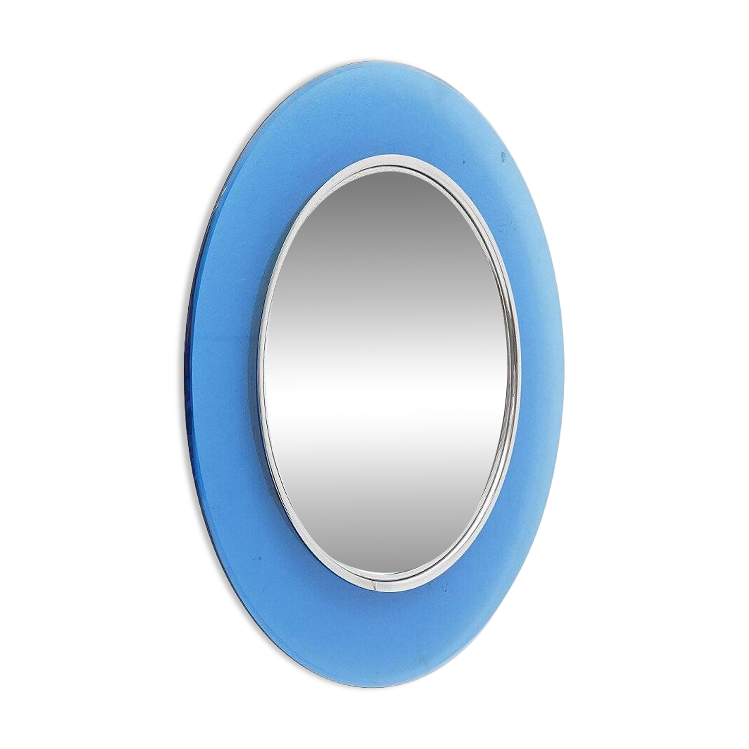 Round wall mirror by Fontana Arte, 1960s
