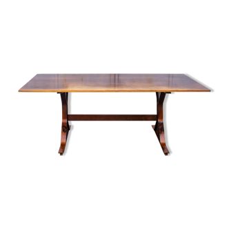 Rosewood table by Gianfranco Frattini for Bernini Italia Year 1957