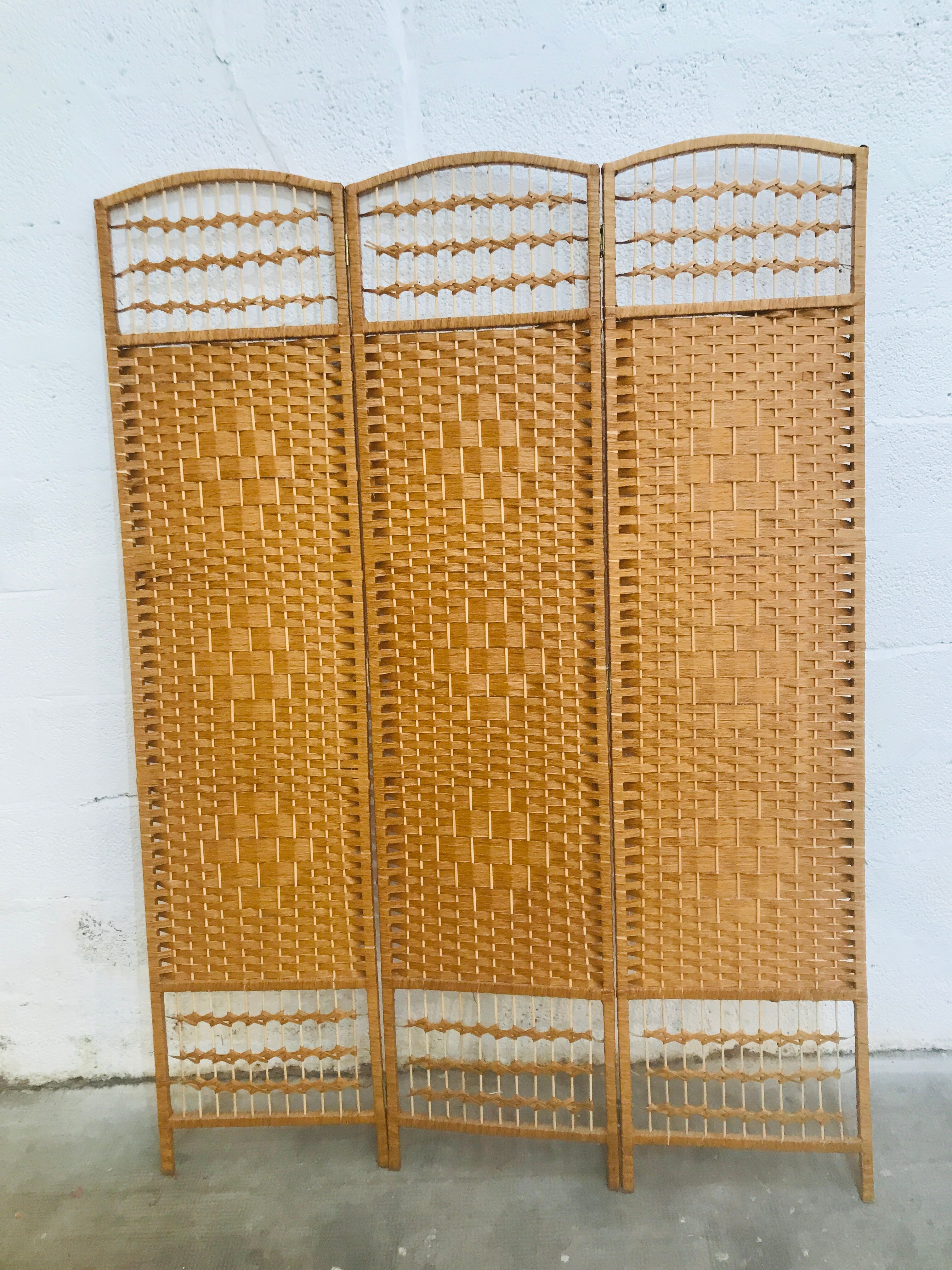 Rattan screen
