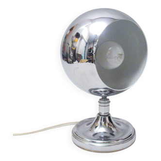 1960s chrome ball lamp