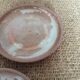 3 stoneware dessert plates