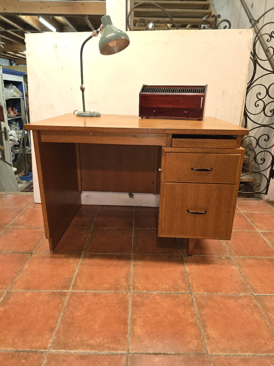 1960s Burwood Oak Desk