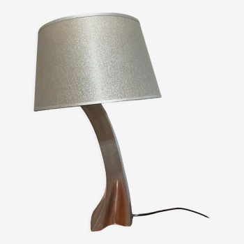 Lampe de table Louis Drimmer design 70 argenté